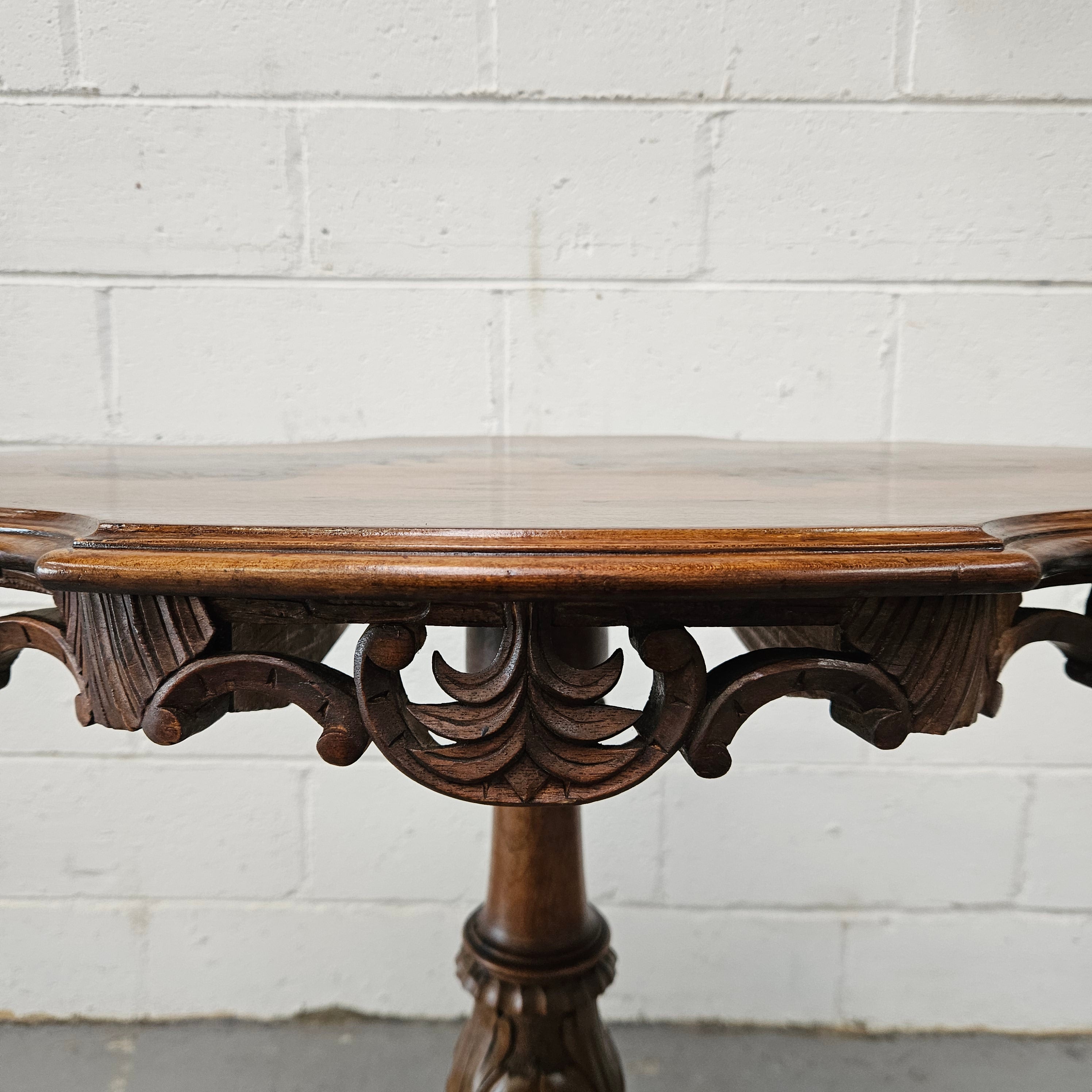 Antique Victorian Inlaid Tilt Top Occasional Table | Antique & Vintage | Moonee Ponds Antiques | Australia Wide