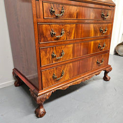 Stunning Flame Mahogany Secretaire | Antique & Vintage | Moonee Ponds Antiques | Australia Wide Delivery