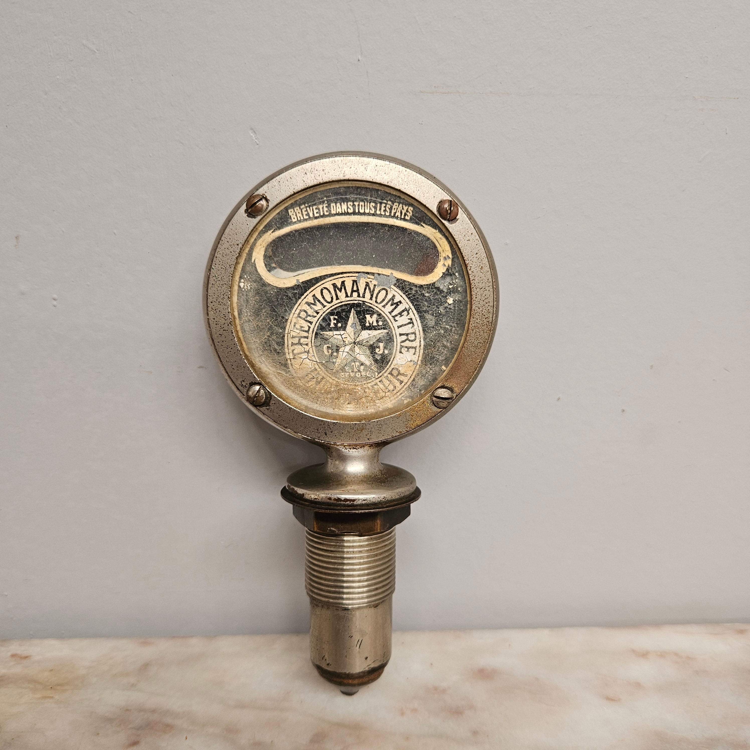 Antique Boyce Moto - Meter Dodge Bros Radiator Temp Gauge | Antique & Vintage | Moonee Ponds Antiques | Australia Wide Delivery