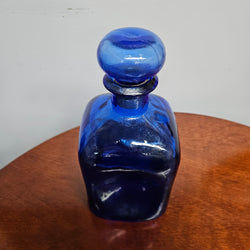 Vintage Mid Century Cobalt Blue Bottle/Decanter