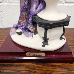 Oriental lady with column G. Armani Figure | Antique & Vintage | Moonee Ponds Antiques | Australia Wide Delivery