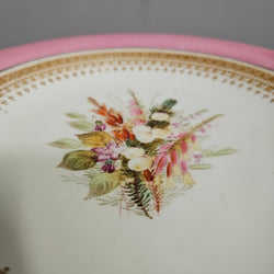 Antique Royal Worcester Hand Painted Comport