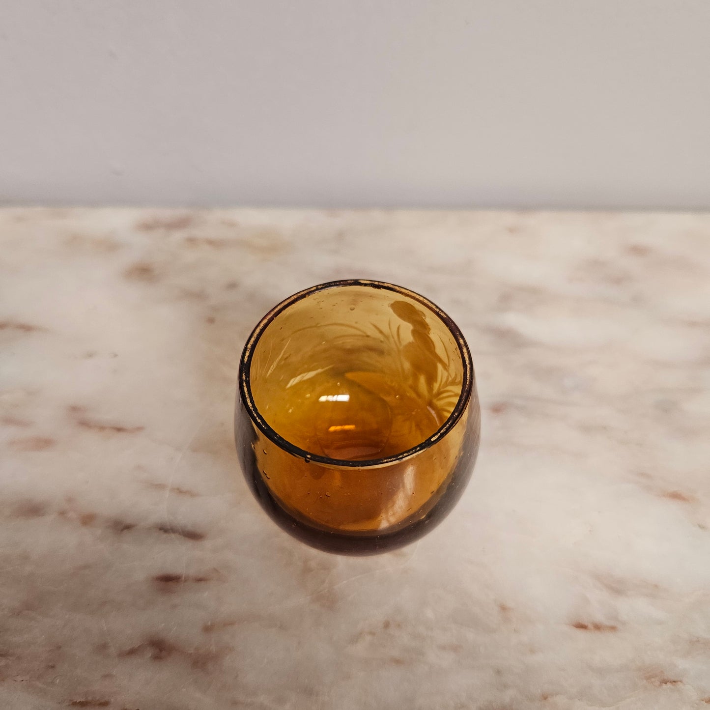 Vintage Mary Gregory Salt