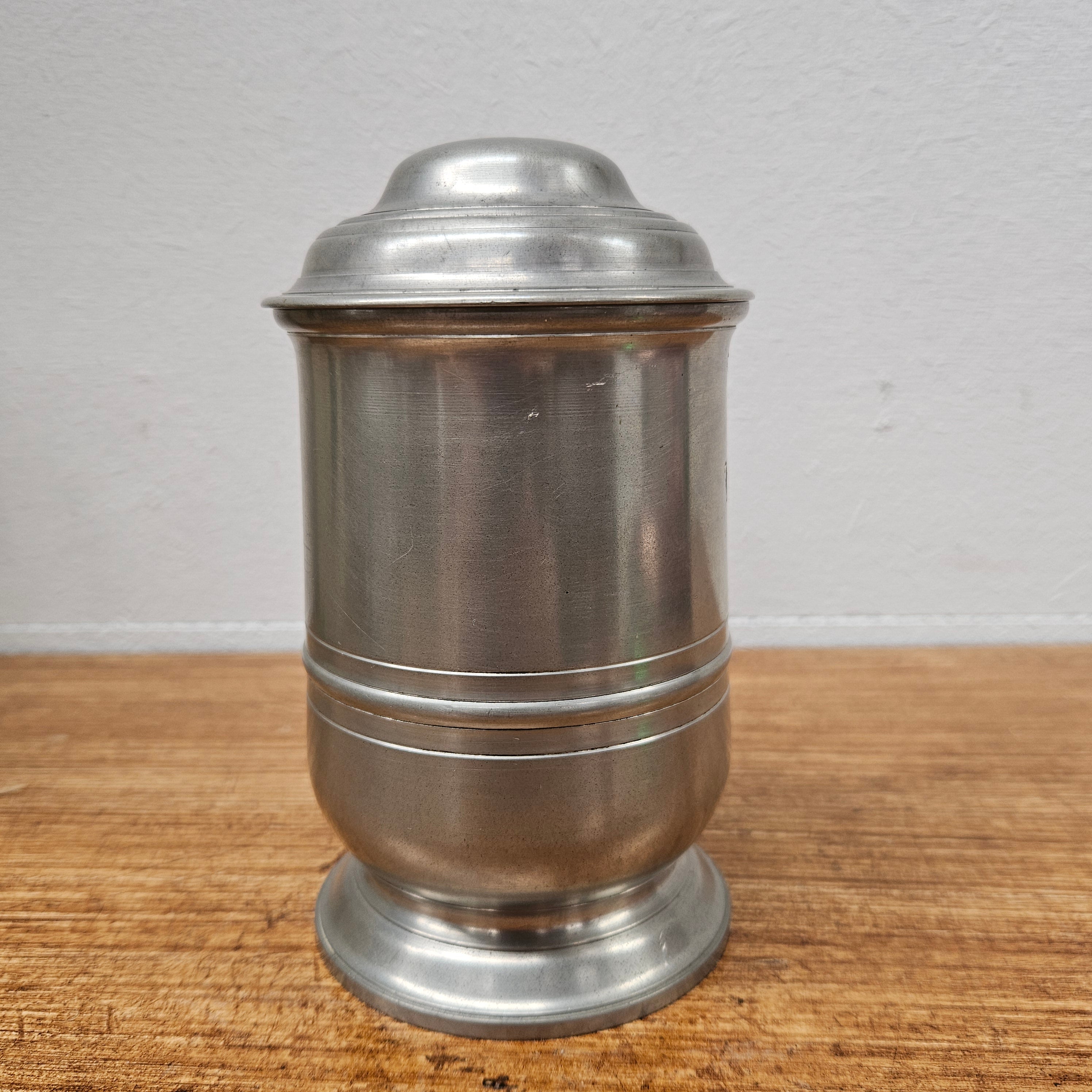 Rare Dunhill Tobacco Storage Pewter | Antique & Vintage | Moonee Ponds Antiques | Australia Wide Delivery