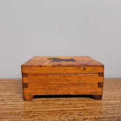Vintage Scottie Dog Wooden Trinket Box | Antique & Vintage | Moonee Ponds Antiques | Australia Wide Delivery
