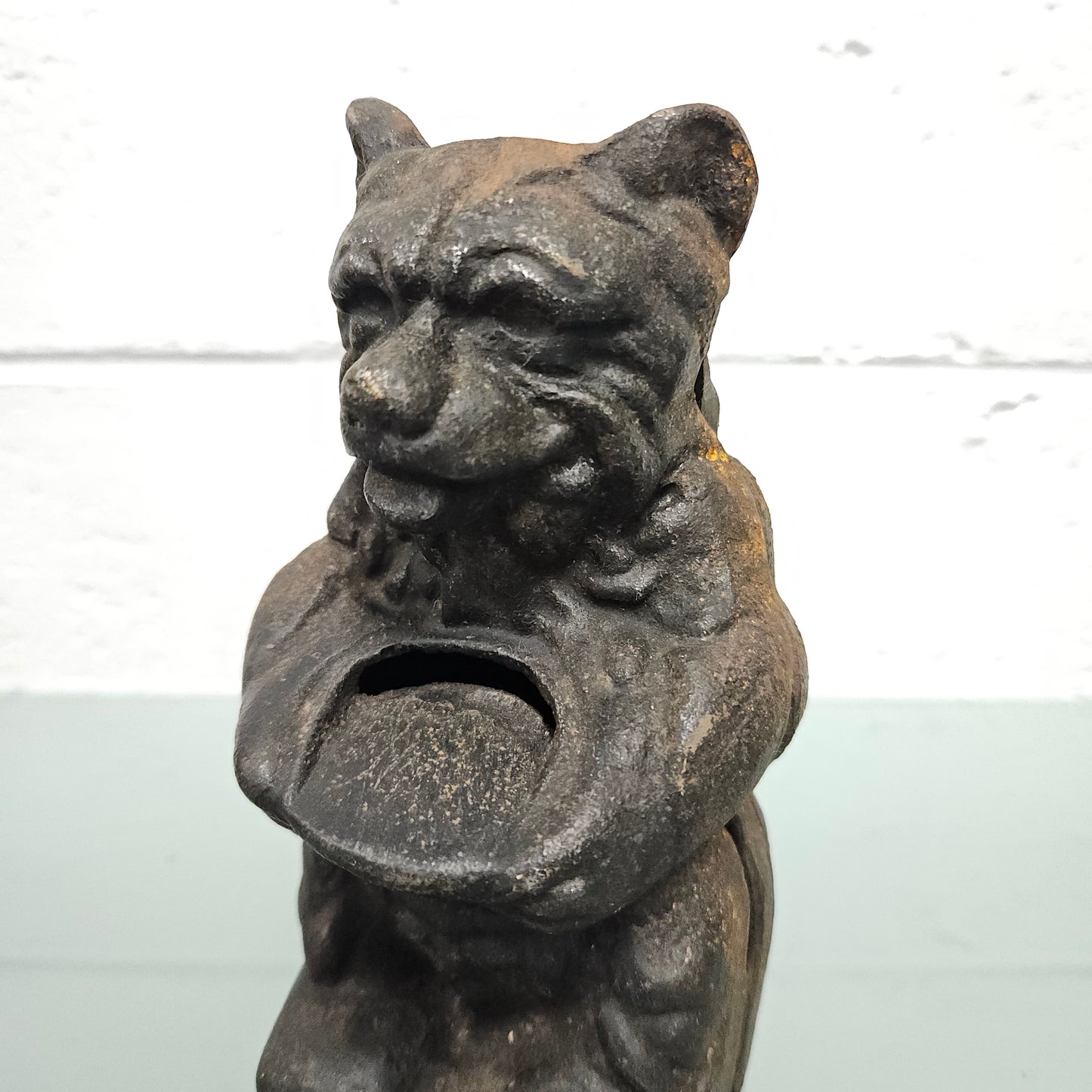 Vintage Cast Iron Bear Money Box