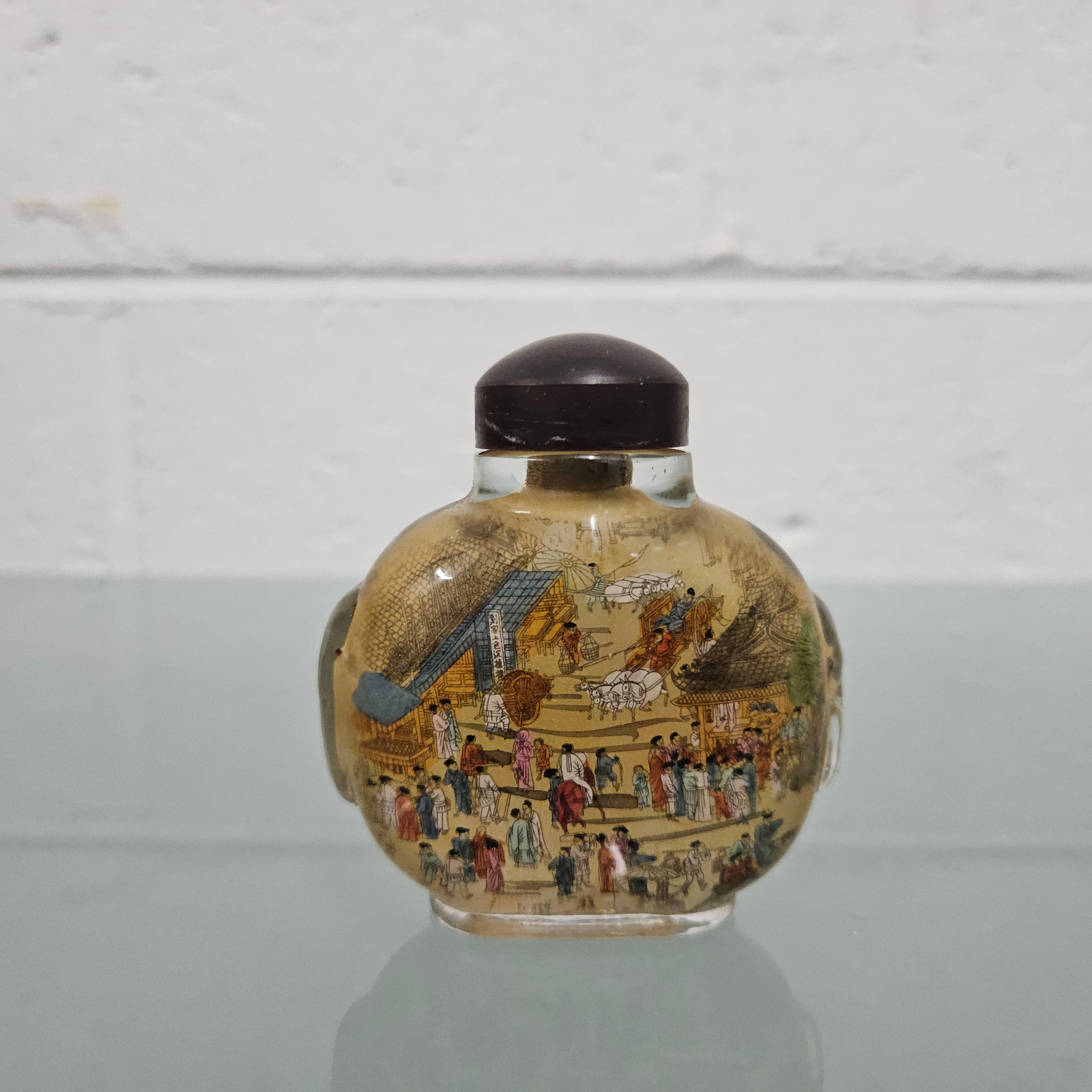 Hand Painted Chinese Snuff Bottle | Antique & Vintage | Moonee Ponds Antiques | Australia Wide Delivery
