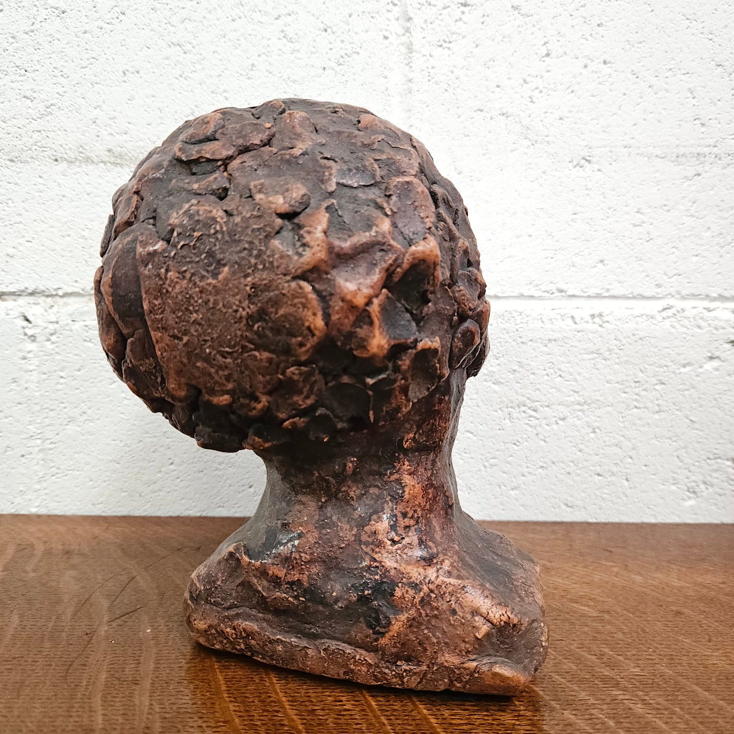 Vintage Sculptured Terracotta Bust