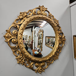 French Gilded Convex Mirror | Antique & Vintage | Moonee Ponds Antiques | Australia Wide Delivery