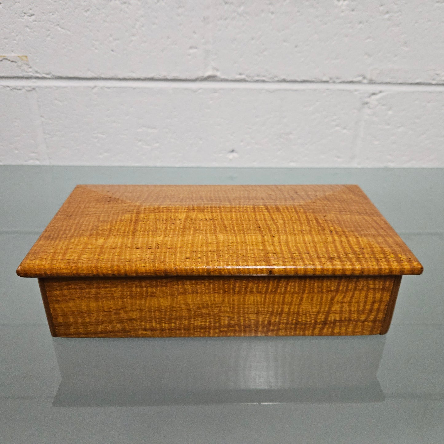 Vintage Tiger Maple Box