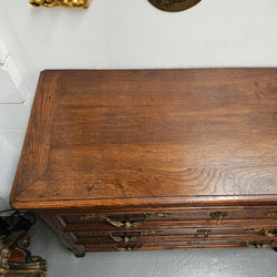 Louis XVth Style Oak Chest of Drawers Moonee Ponds Antiques