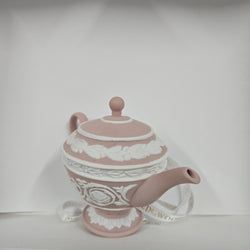 Wedgewood Pink White Hanging Teapot Ornament | Antique & Vintage | Moonee Ponds Antiques | Australia Wide Delivery