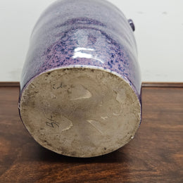 Vintage Stoneware Art Pottery Vase Signed To Base