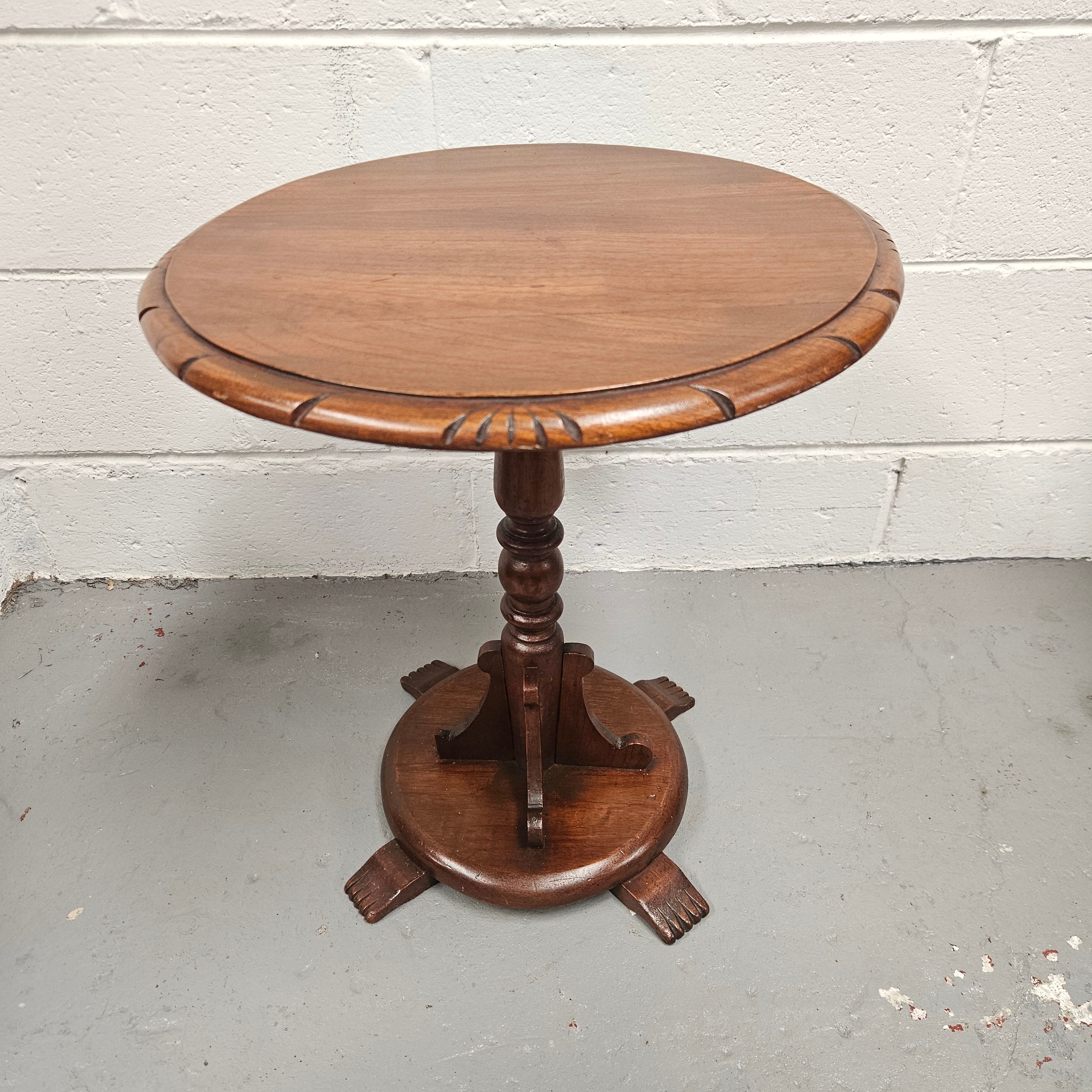 Charming Cedar Side Table | Antique & Vintage | Moonee Ponds Antiques | Australia Wide Delivery