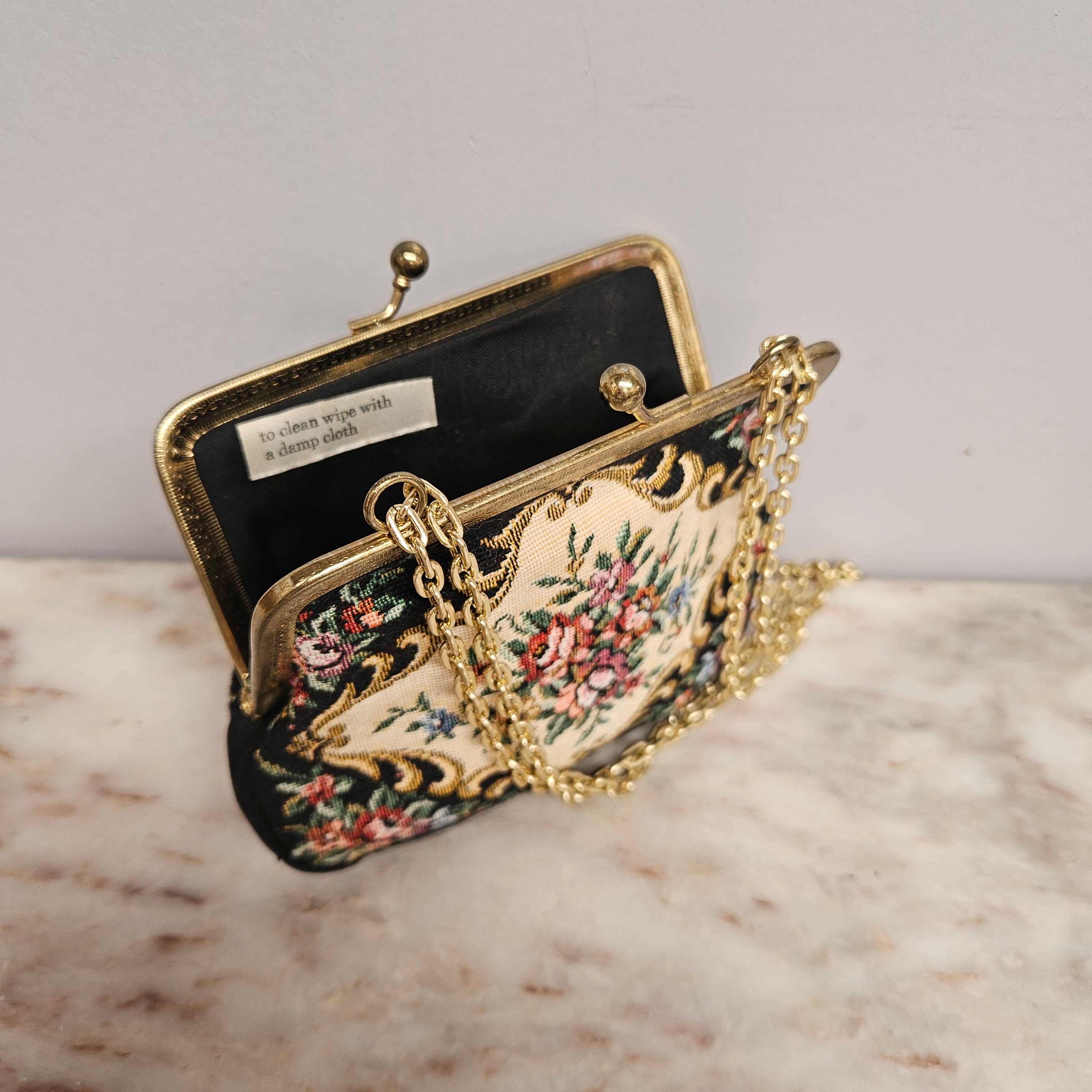 Vintage Petit Point Small Purse/Handbag | Antique & Vintage | Moonee Ponds Antiques | Australia Wide Delivery