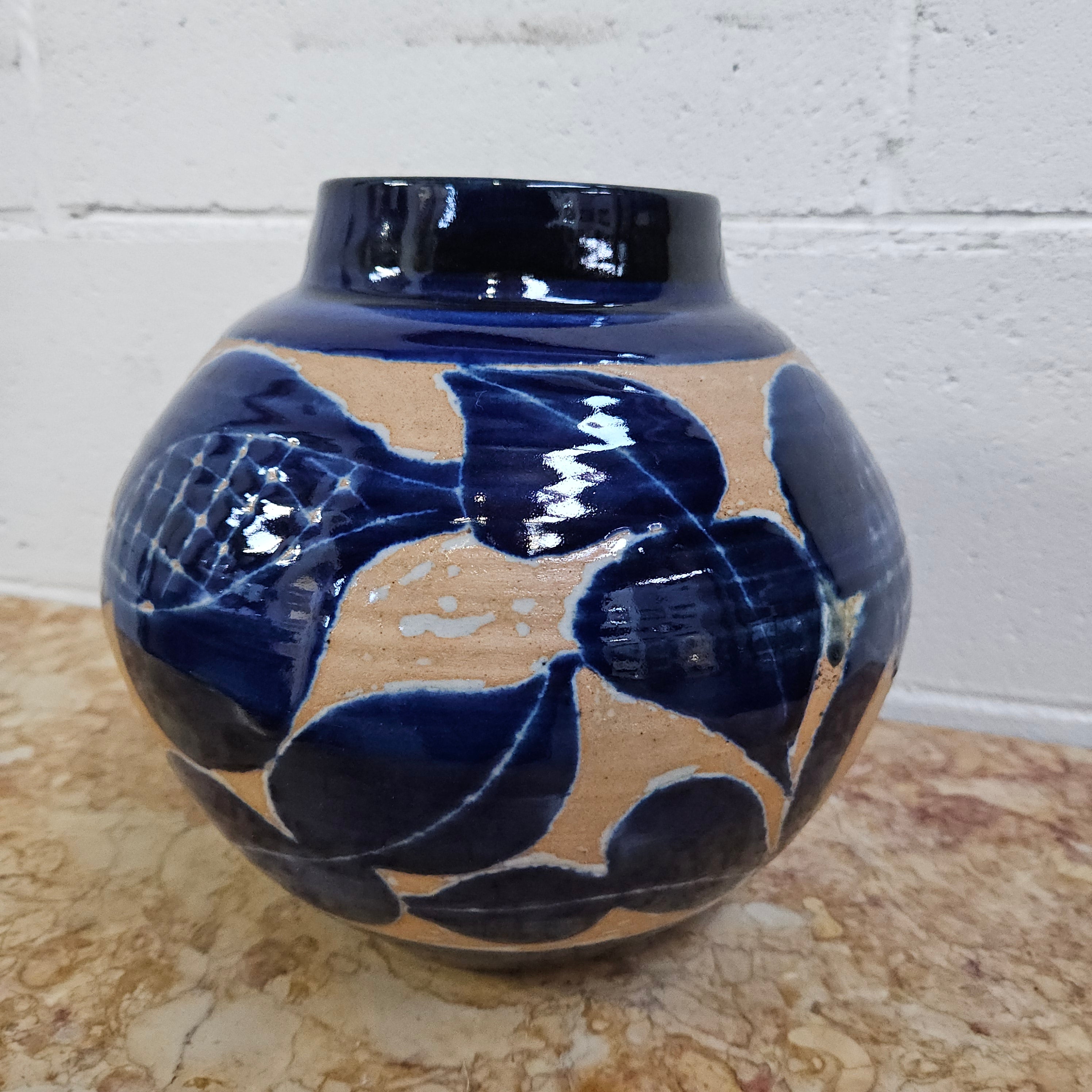 Impressive Vintage Kyoto Pottery Vase | Antique & Vintage | Moonee Ponds Antiques | Australia Wide Delivery