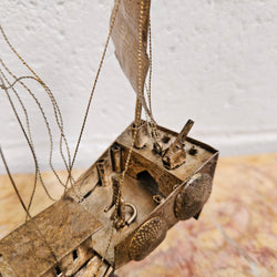 Miniature Vermeil Silver Chinese Sailing Ship | Antique & Vintage | Moonee Ponds Antiques | Australia Wide Delivery