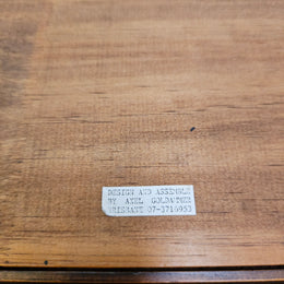 Vintage Wooden Jewellery Box By Axel Goldammer