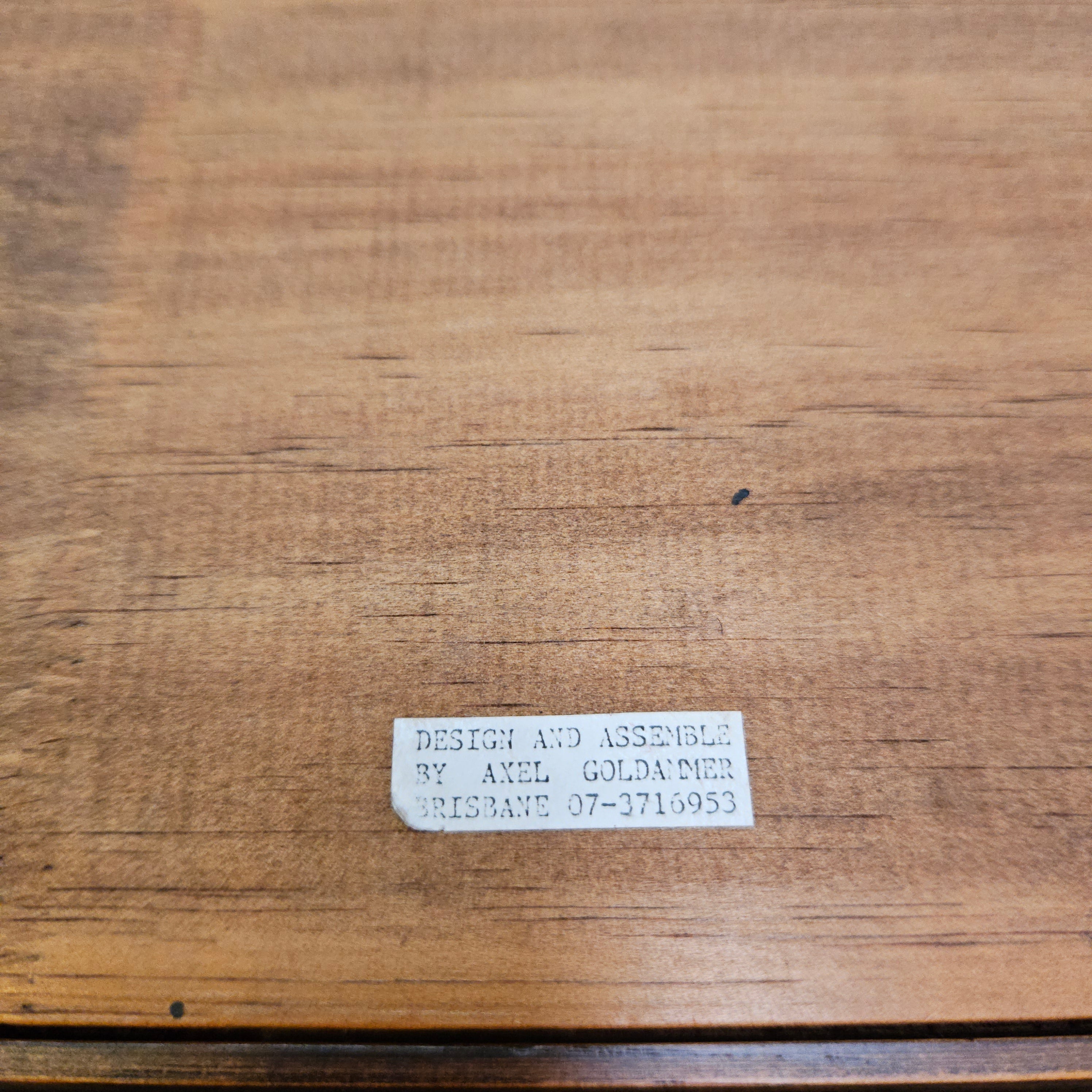 Vintage Wooden Jewellery Box By Axel Goldammer | Antique & Vintage | Moonee Ponds Antiques | Australia Wide Delivery