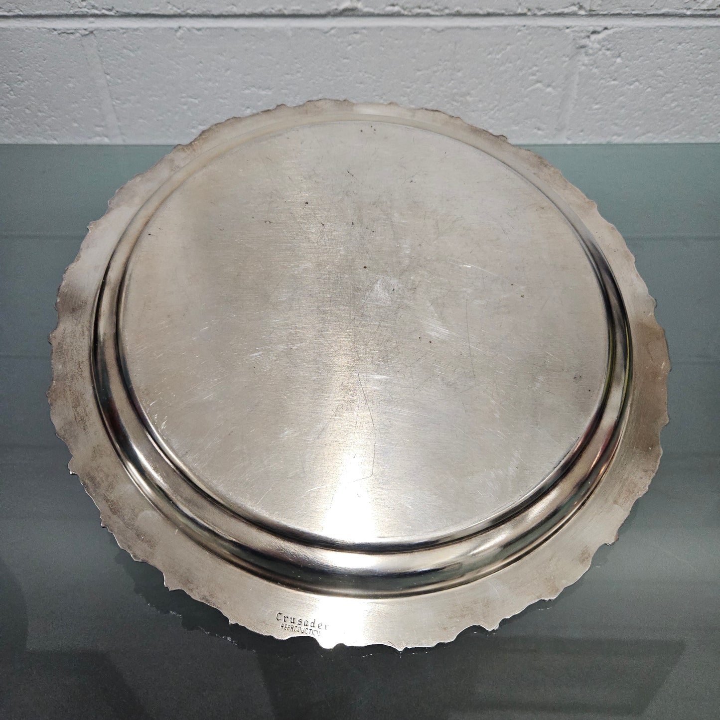 Crusader Reproduction Sheffield Plate/Tray