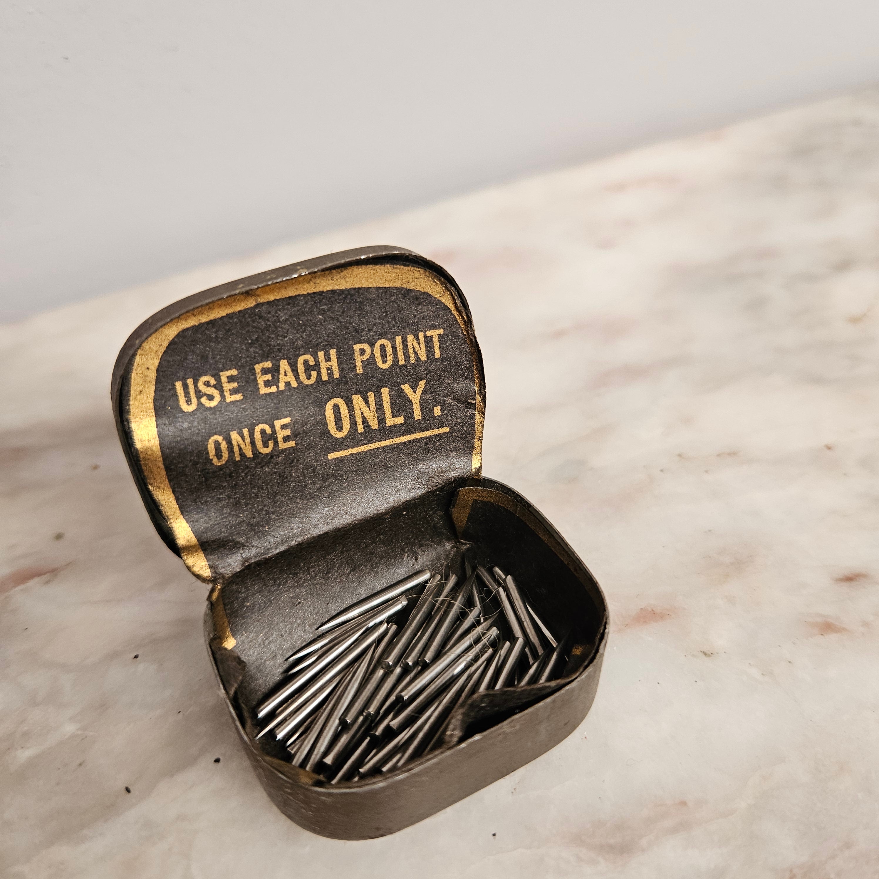 Vintage "His Masters Voice" Gramophone Tin And Needles | Antique & Vintage | Moonee Ponds Antiques | Australia Wide Delivery