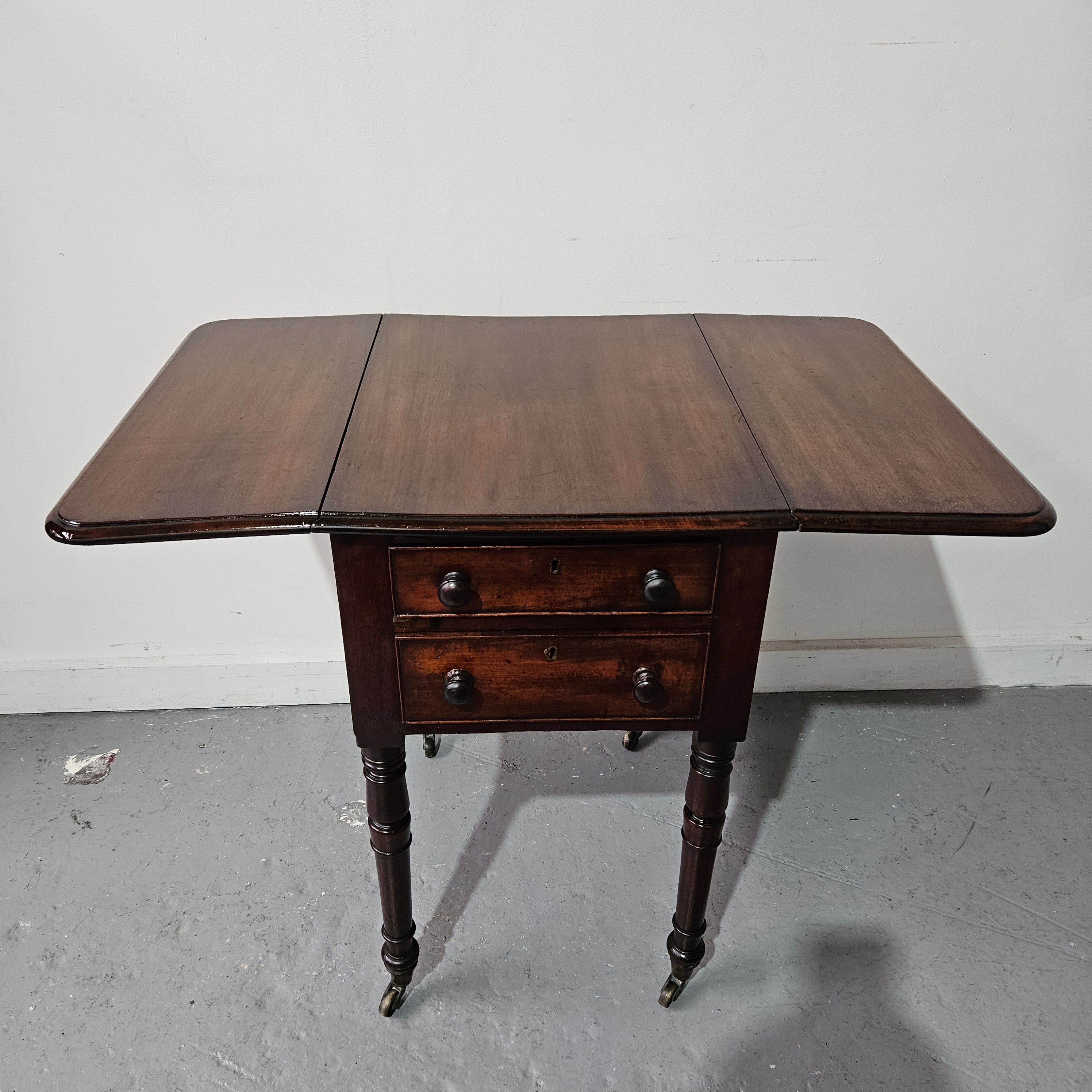 Latest Georgian Work Sewing Table | Antique & Vintage | Moonee Ponds Antiques | Australia Wide Delivery