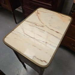 Louis XVIth Style Mahogancy Side Cabinet/Bedside Moonee Ponds Antiques