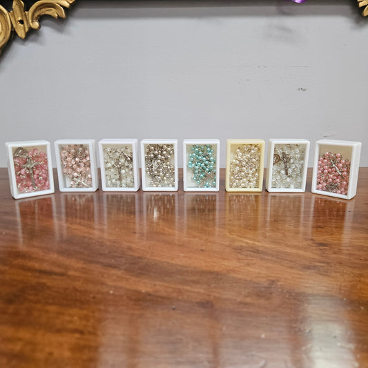 Vintage Italian Boxed Rosary Beads