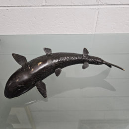 Vintage Bronze Koi Fish