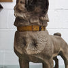 Rare Australian Large Cold Painted Terracotta Pug Statue | Antique & Vintage | Moonee Ponds Antiques | Australia Wide Delivery