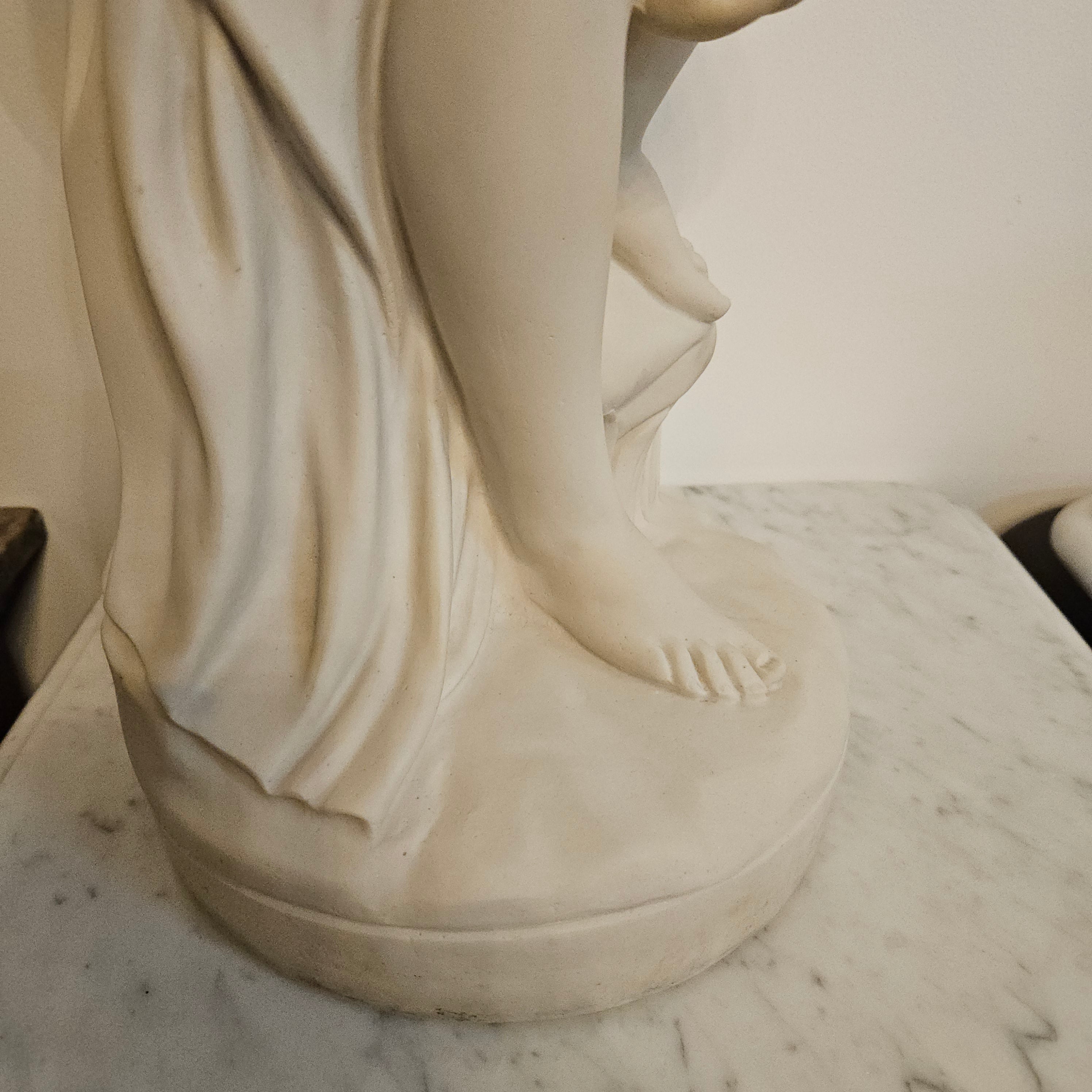 Vintage French Composite Marble 'Bathing Venus' Statue | Antique & Vintage | Moonee Ponds Antiques | Australia Wide Delivery