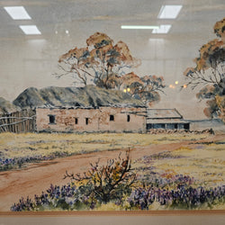 Signed Watercolour Landscape | Antique & Vintage | Moonee Ponds Antiques | Australia Wide Delivery