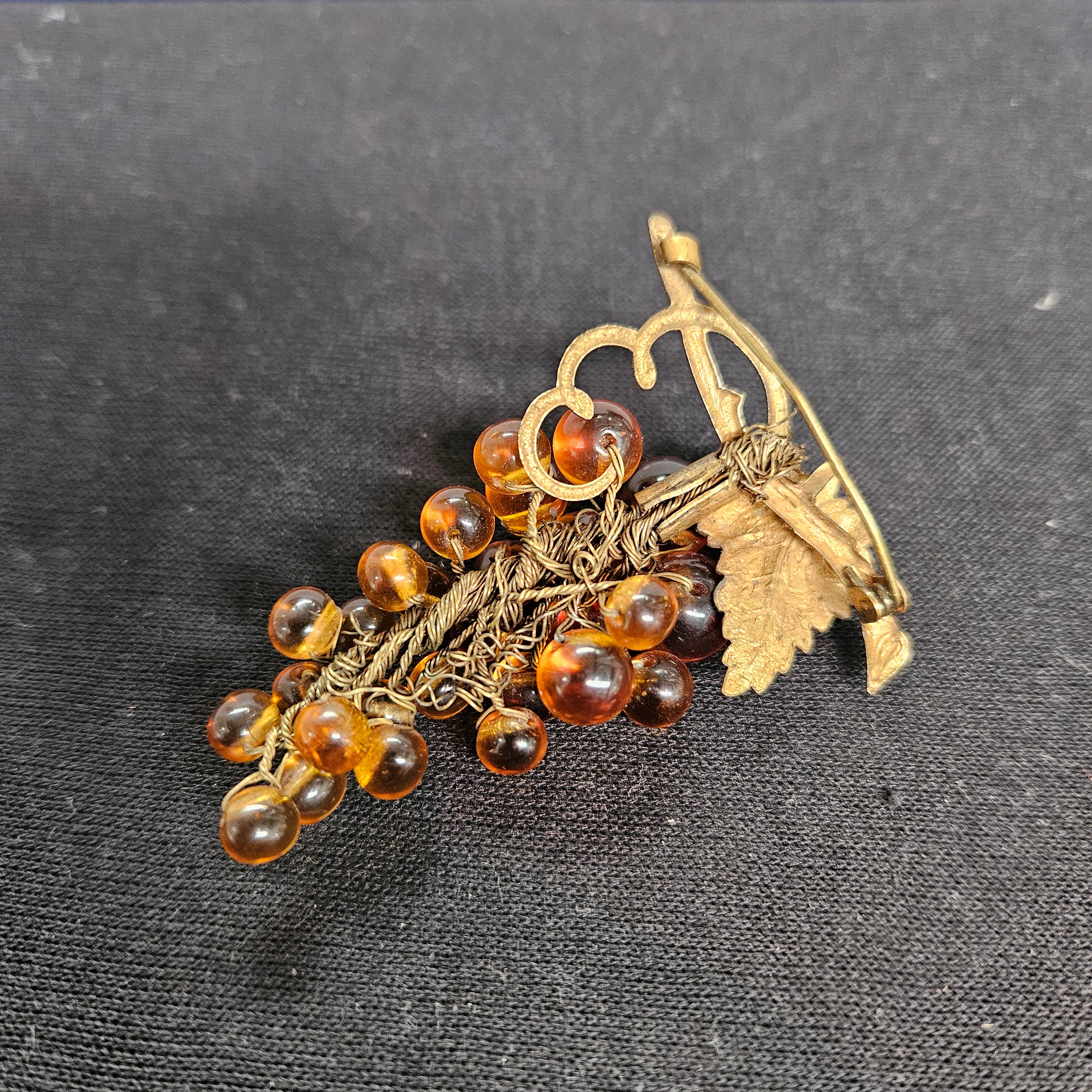Interesting Vintage Grapes Brooch | Antique & Vintage | Moonee Ponds Antiques | Australia Wide