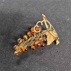 Interesting Vintage Grapes Brooch | Antique & Vintage | Moonee Ponds Antiques | Australia Wide Delivery