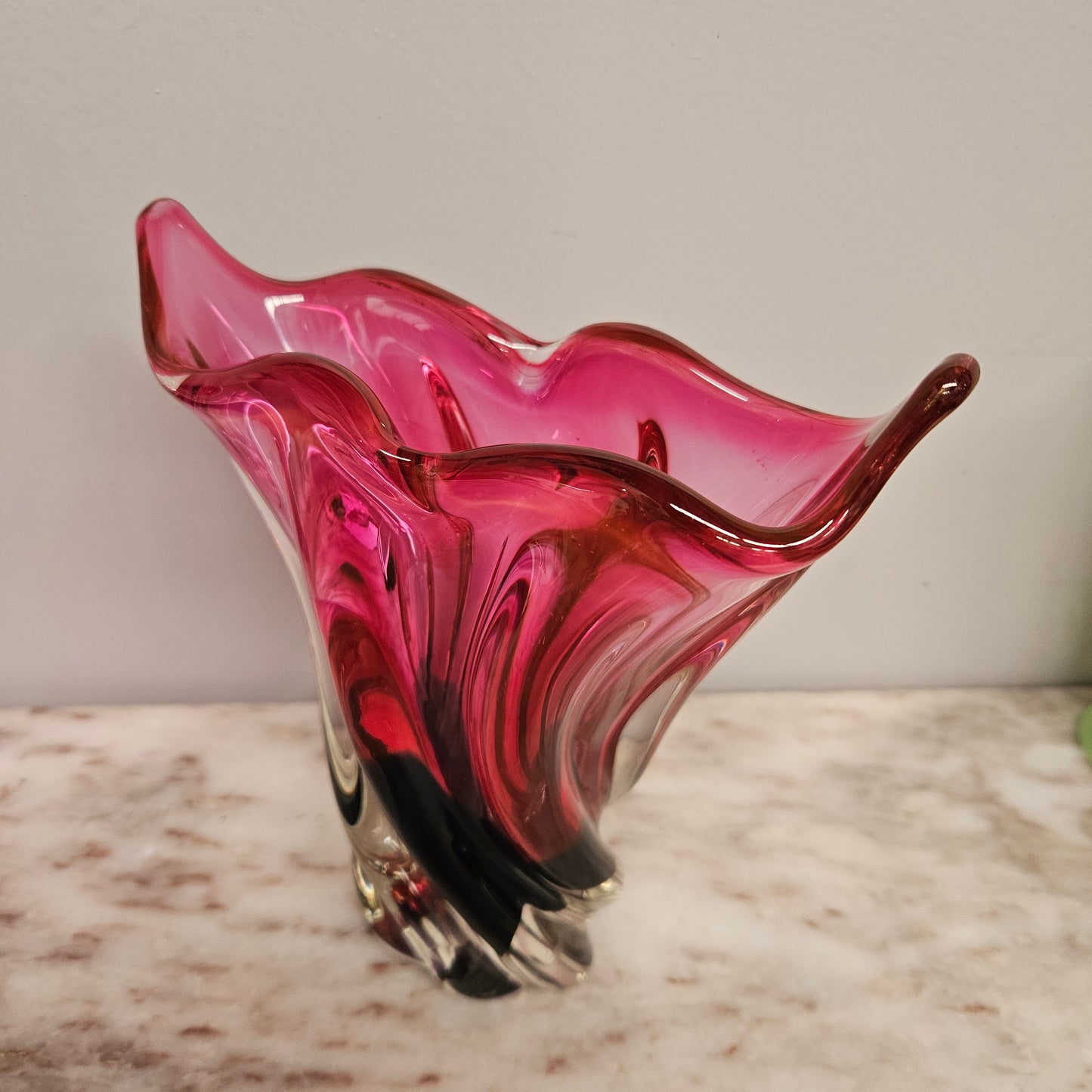Vintage Murano Style Vase