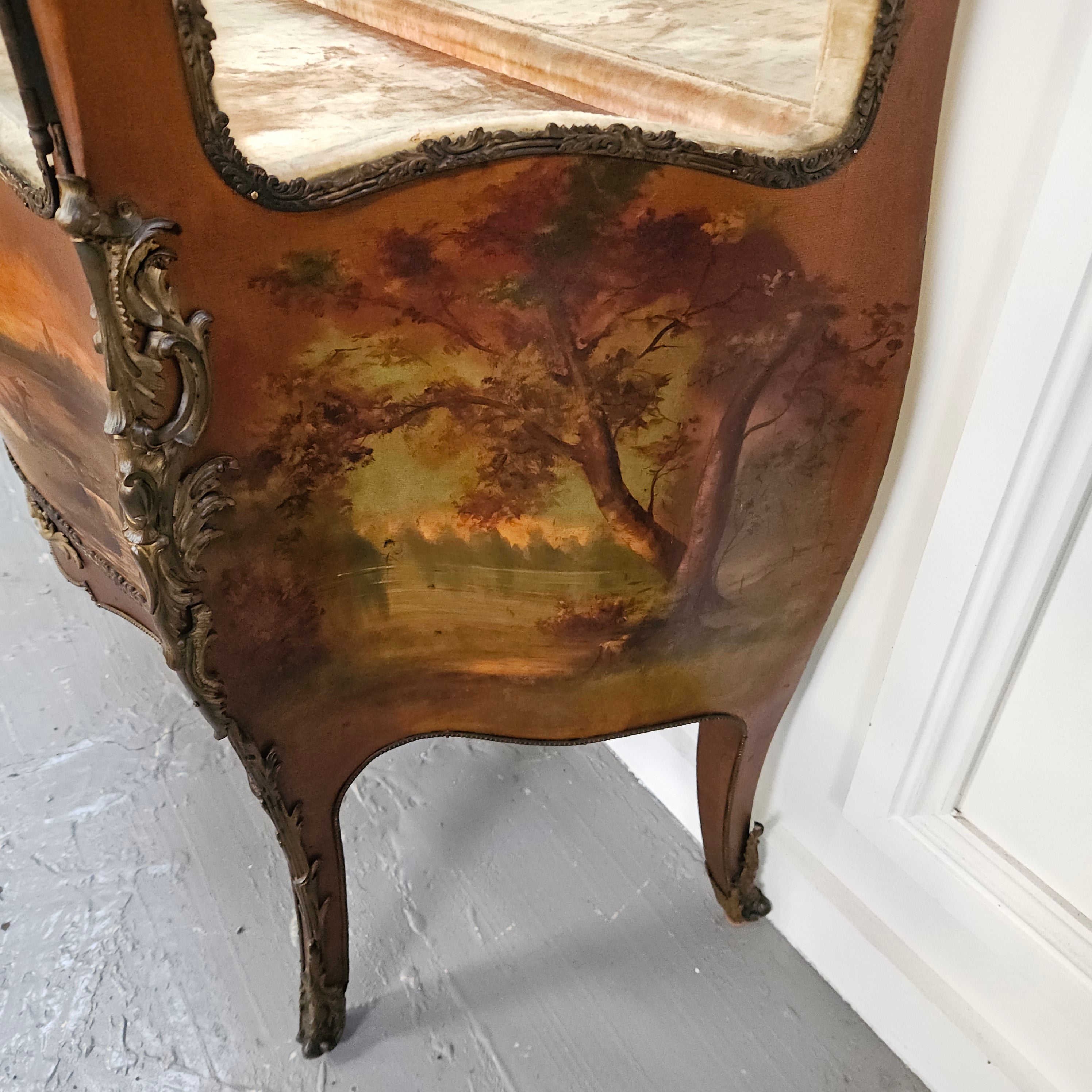 French Verni Martin Display Cabinet | Antique & Vintage | Moonee Ponds Antiques | Australia Wide Delivery