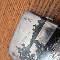 Antique Japanese Mixed Metal Engraved/Embossed Cigarette Case | Antique & Vintage | Moonee Ponds Antiques | Australia Wide Delivery
