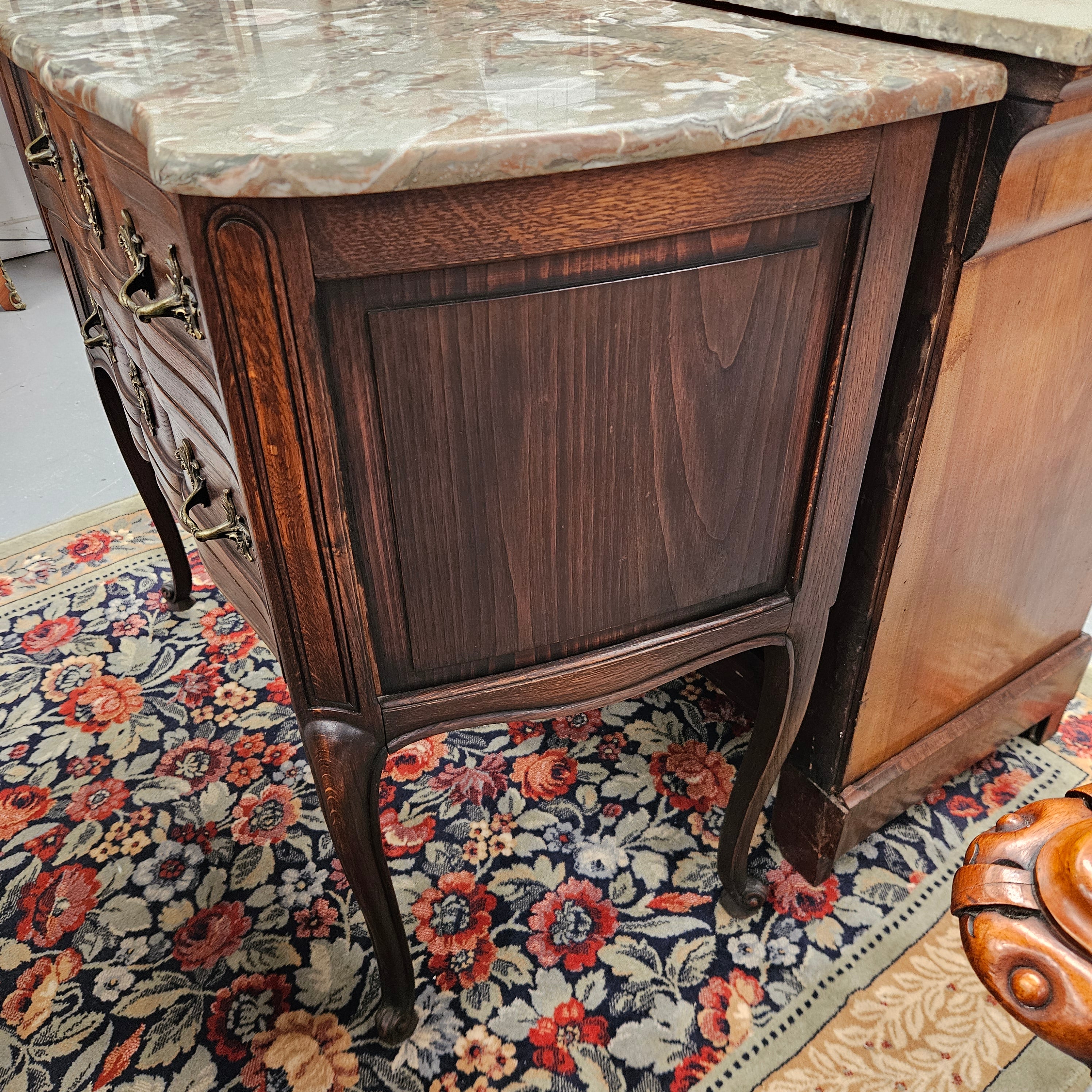 Louis XVth Marble Topped Commode Circ: 1920's | Antique & Vintage | Moonee Ponds Antiques | Australia Wide Delivery