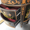 French Style Ebonised Hand Painted Chest of Drawers | Antique & Vintage | Moonee Ponds Antiques | Australia Wide Delivery