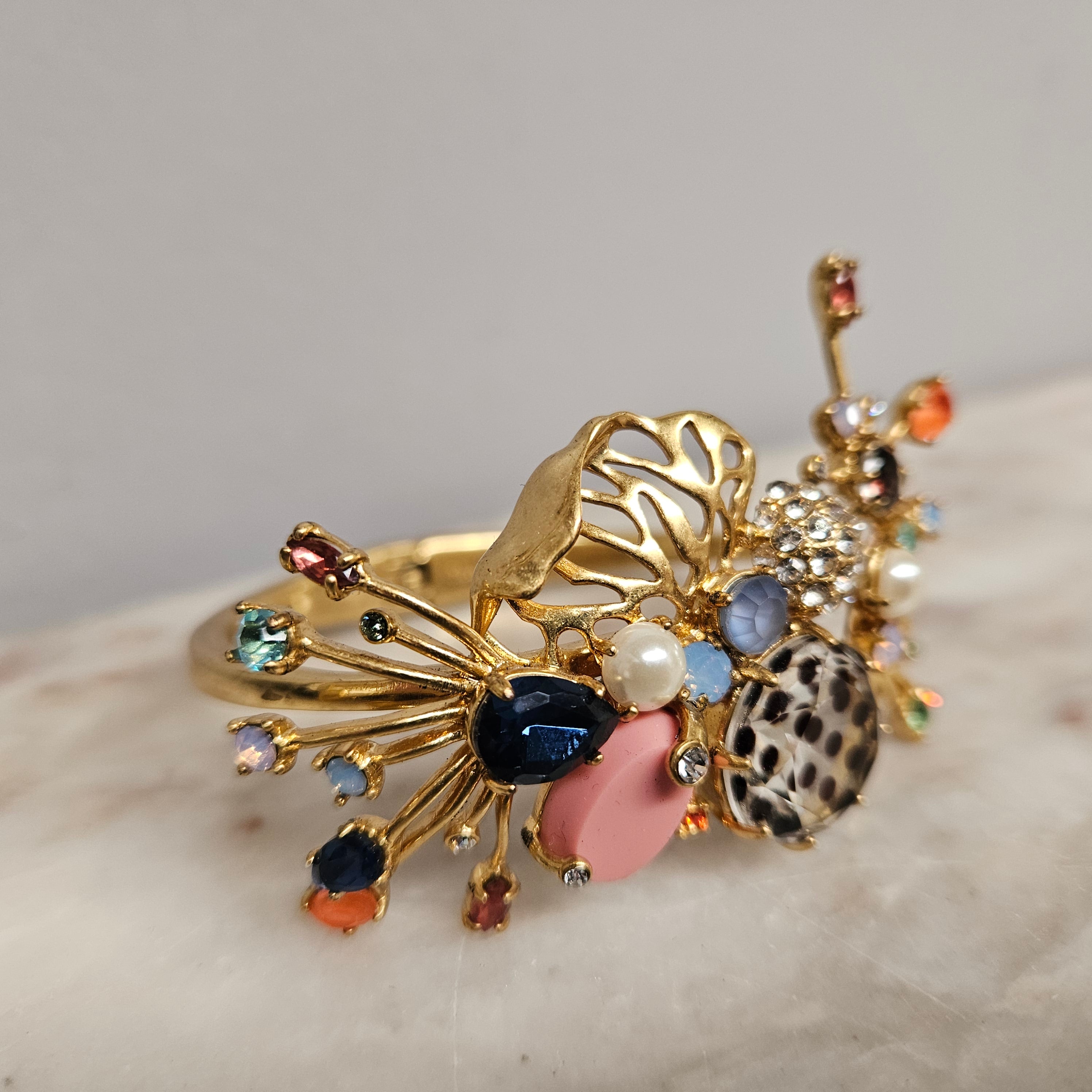 Stunning "Mimco" Hinged Decorative Bangle | Antique & Vintage | Moonee Ponds Antiques | Australia Wide Delivery