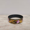 Vintage "Michaela Frey" Black Enamel Gold Tone Bangle / Bracelet | Antique & Vintage | Moonee Ponds Antiques | Australia Wide Delivery