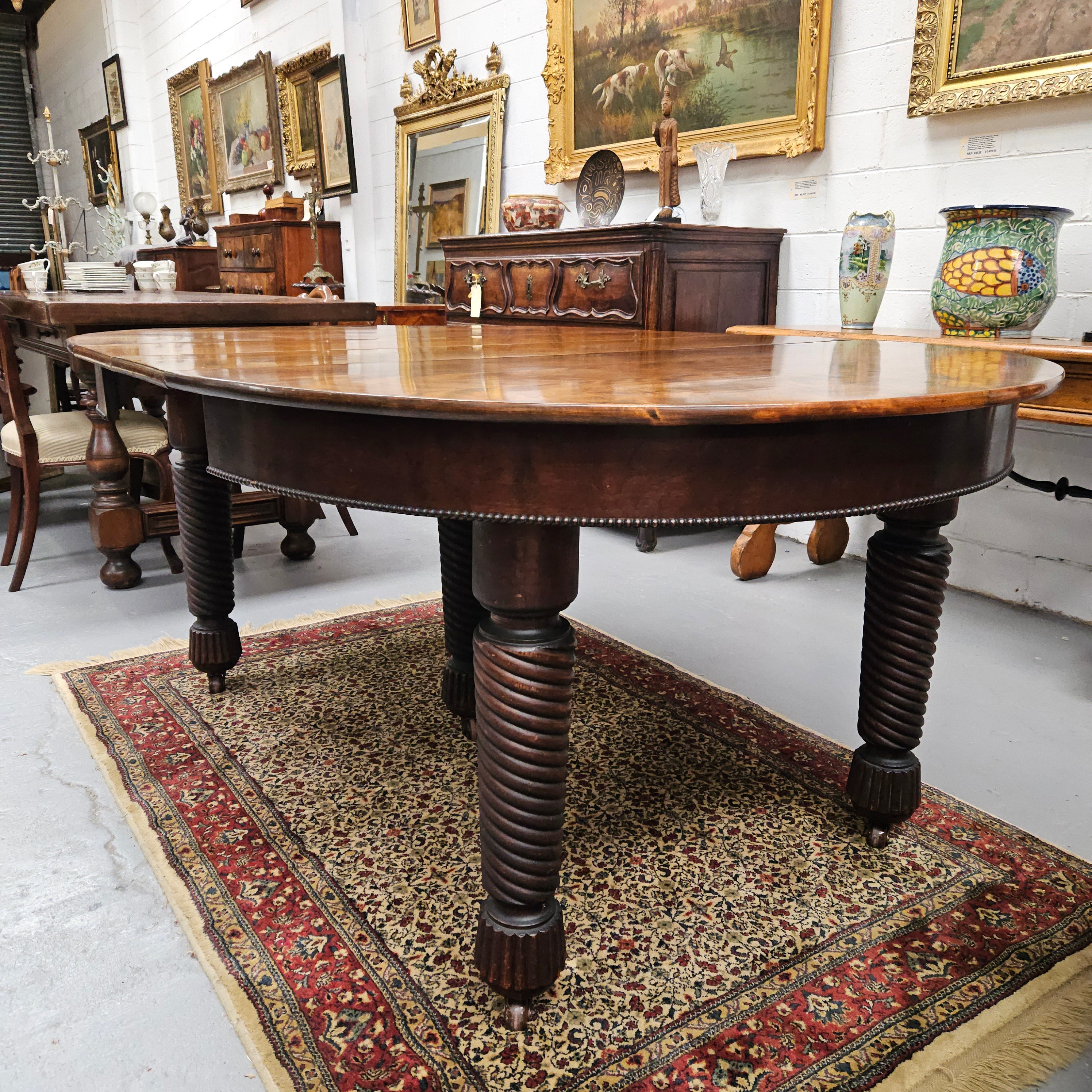 Queensland Coachwood Extension Table | Antique & Vintage | Moonee Ponds Antiques | Australia Wide Delivery