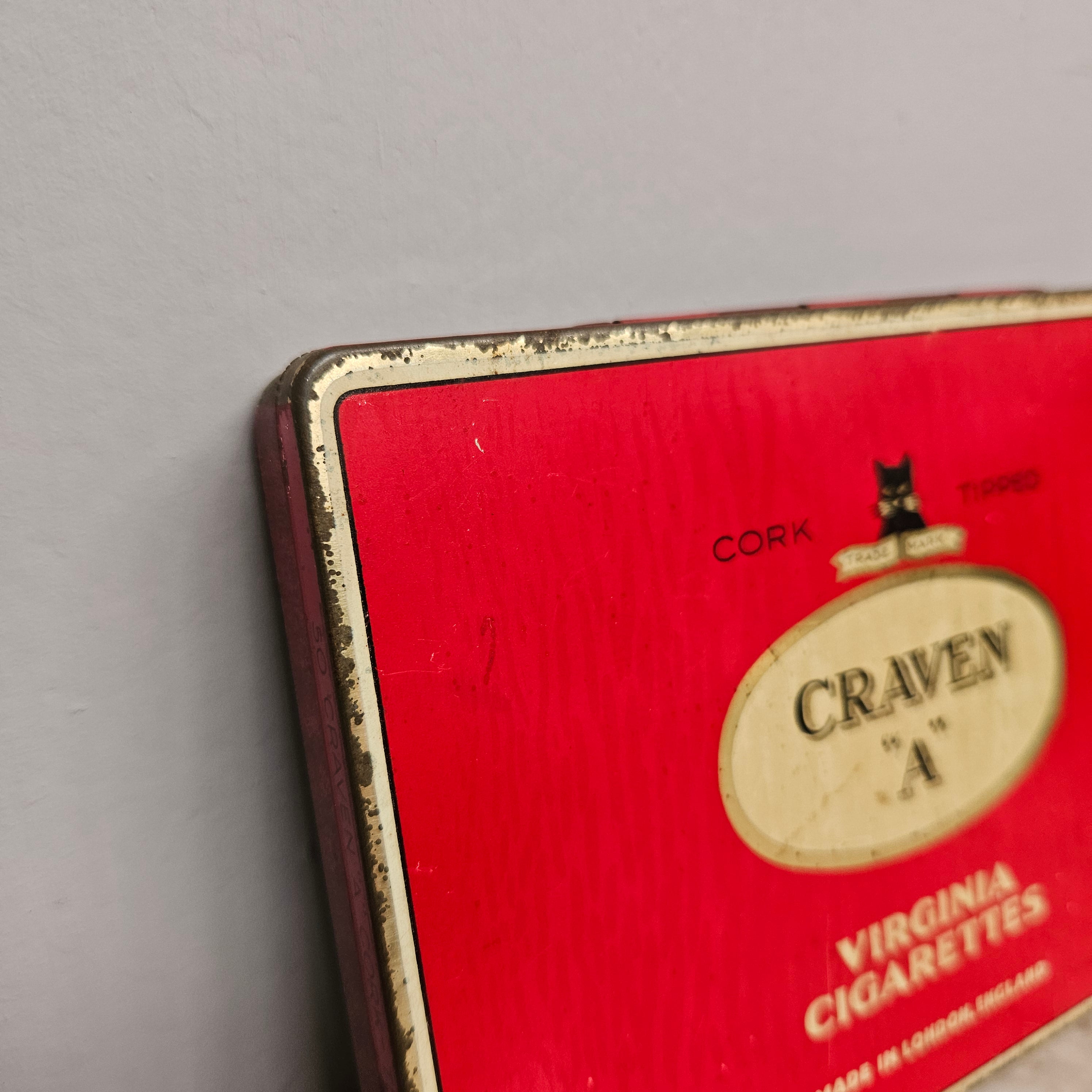 Vintage Craven "A" Tin | Antique & Vintage | Moonee Ponds Antiques | Australia Wide Delivery