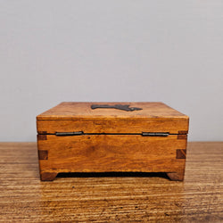Vintage Scottie Dog Wooden Trinket Box | Antique & Vintage | Moonee Ponds Antiques | Australia Wide Delivery