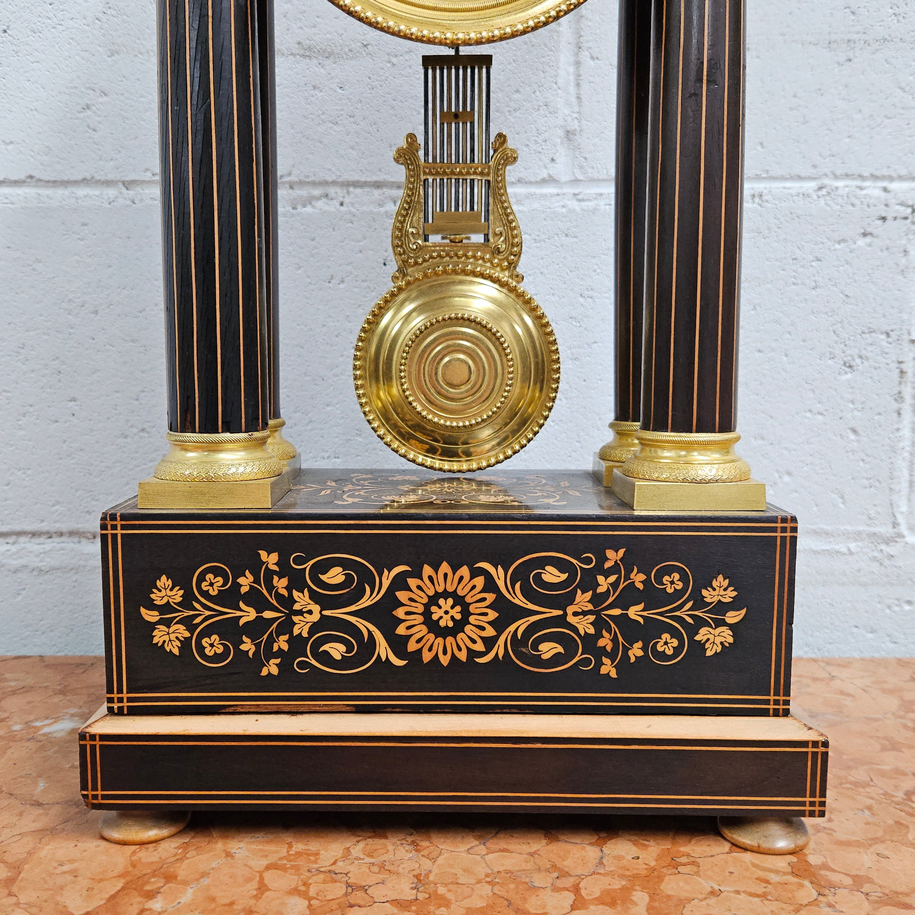 Early 19th Century Charles X Portico Clock | Antique & Vintage | Moonee Ponds Antiques | Australia Wide Delivery
