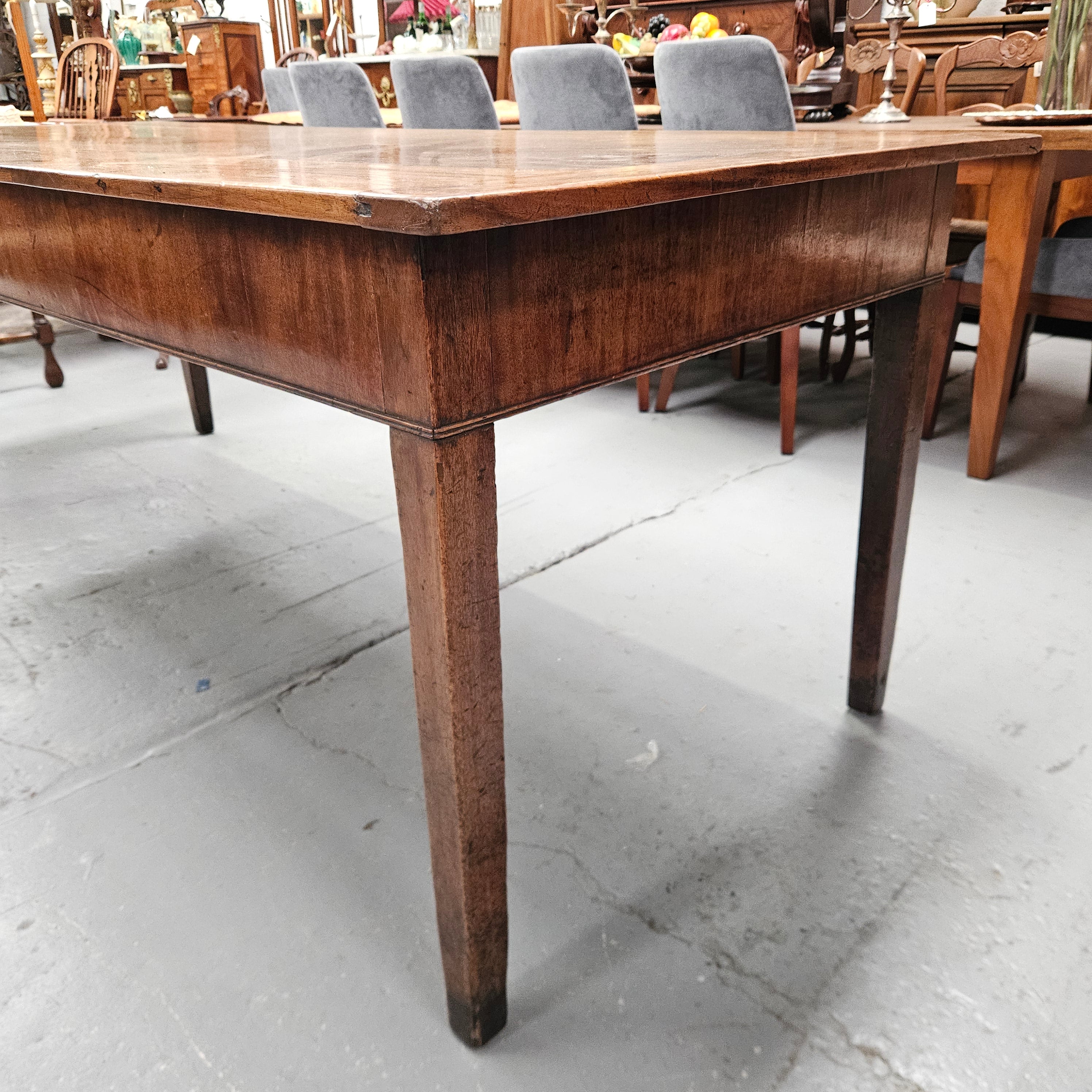 Rare Mahogany French Farmhouse Style Table C1780