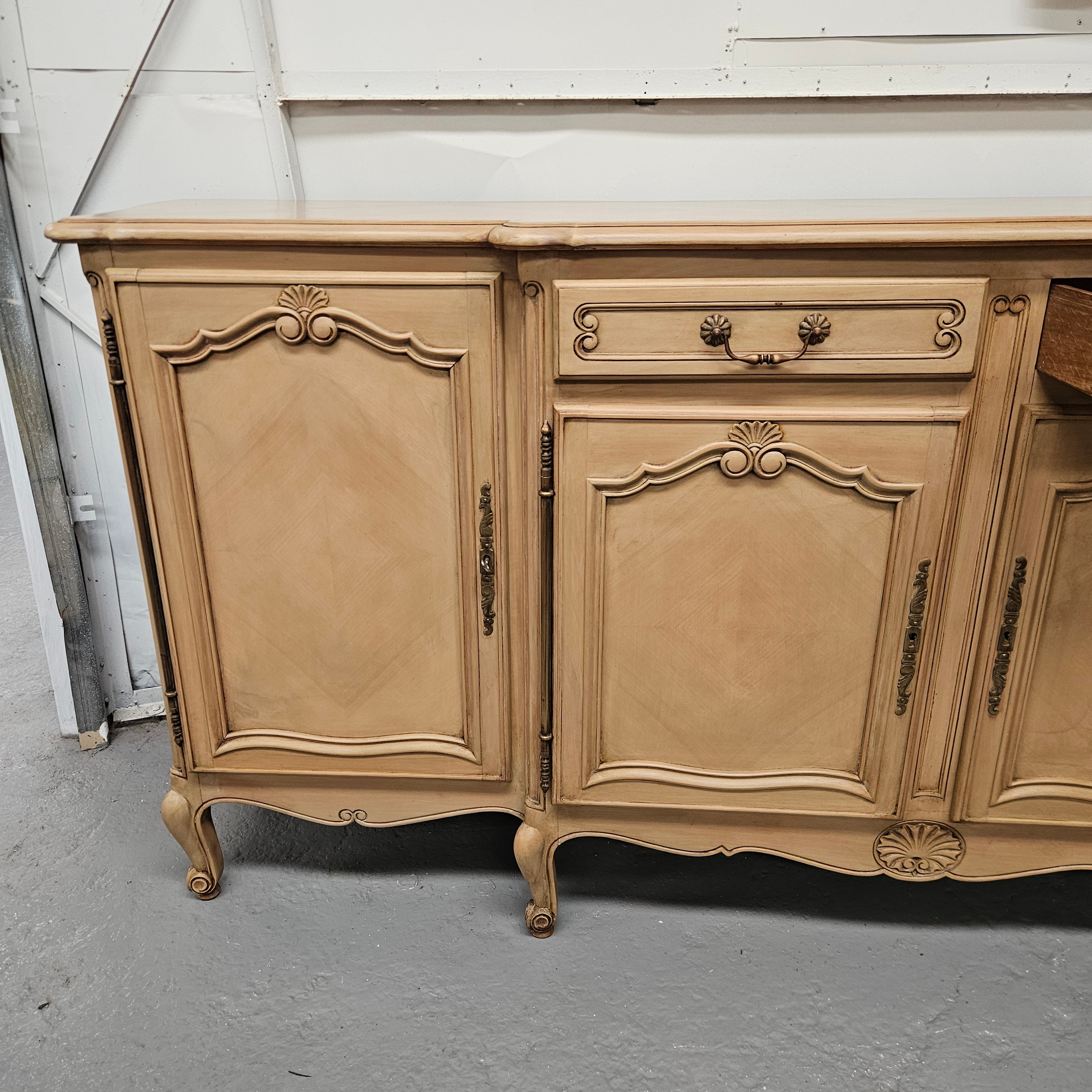French Parquetry Large Sideboard | Antique & Vintage | Moonee Ponds Antiques | Australia Wide Delivery