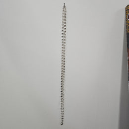 Vintage Silver Plated Double Strand Long Necklace