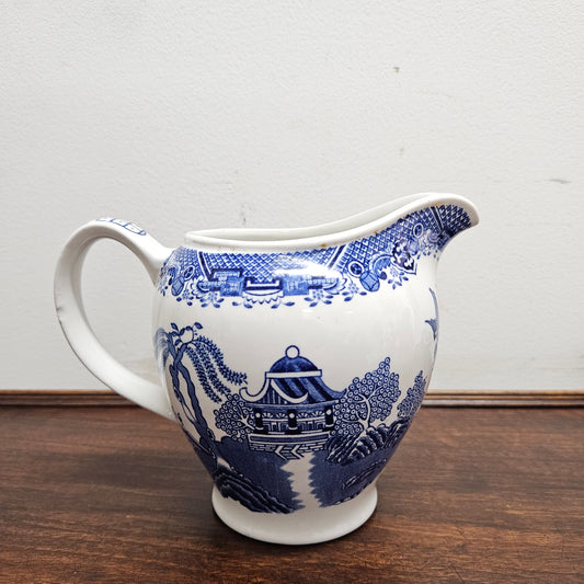 Wood & Sons Blue & White "Willow" Jug