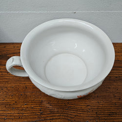 Antique Victorian White / Floral Chamber Pot | Antique & Vintage | Moonee Ponds Antiques | Australia Wide Delivery